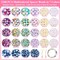 2200PCS Pearl Beads, 4/6/8/10mm Multicolor Pearl Beads Loose Pearls for Crafts with Holes for Jewelry Making, Small Pearl Filler Beads for Crafting Bracelet Necklace Earrings